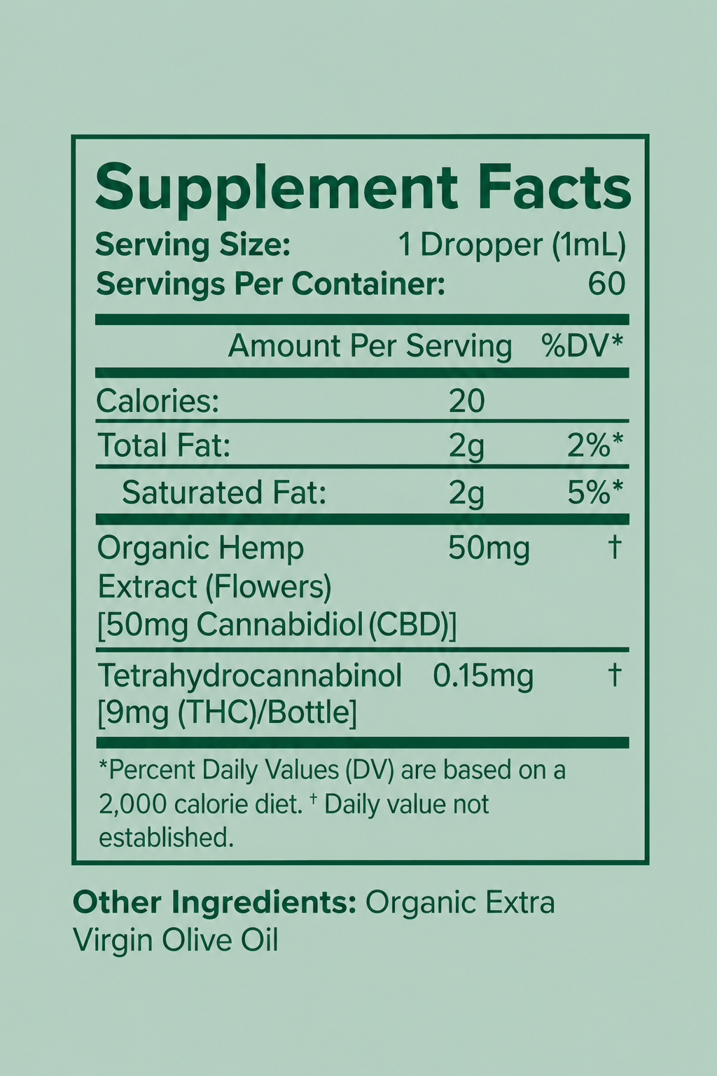 The Daily Full Spectrum CBD Oil | 3000mg CBD Extract